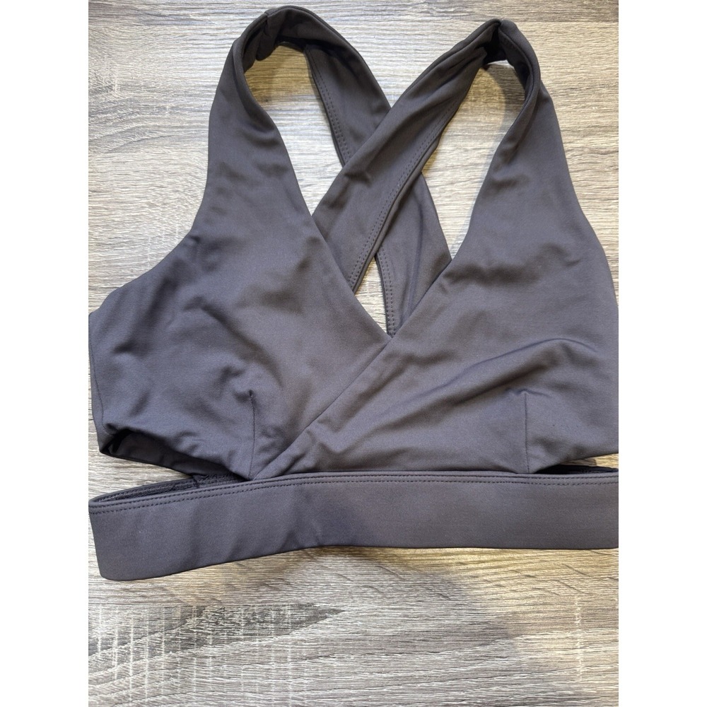 Women's Cleo Harper Sports Bra Cross Body NWOT Size XS Black NWOT Activewear